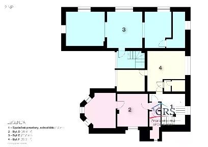 Prodej bytu 1+kk 22 m² Rozhled, Mělník