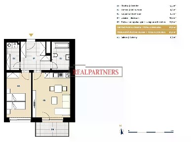 Prodej bytu 2+kk 67 m²