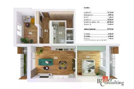 Prodej bytu 3+kk 80 m²