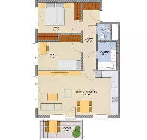 Prodej bytu 3+kk 71 m²