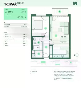 Prodej bytu 2+kk 55 m² Tyršova, Zlín - Malenovice