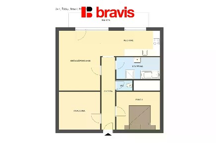 Pronájem bytu 3+1 90 m² Říčky