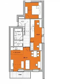 Pronájem apartmánů 90 m² Komunardů, Praha - Holešovice