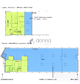 Pronájem skladového prostoru 1395 m² Ve žlíbku, Praha - Horní Počernice