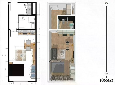 Prodej bytu 1+kk 35 m² Konečná, Beroun - Beroun-Město