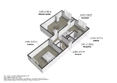 Prodej bytu 2+1 60 m²