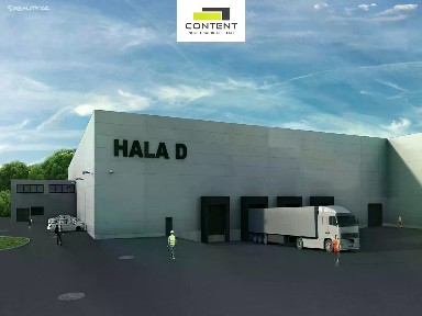 Pronájem výrobní haly, prostoru 9825 m²