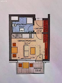 Prodej bytu 1+kk 25 m² Honzíkova, Praha - Dolní Měcholupy