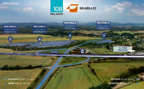 Pronájem skladového prostoru 20000 m²
