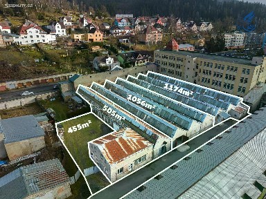 Prodej výrobní haly, prostoru 2955 m²
