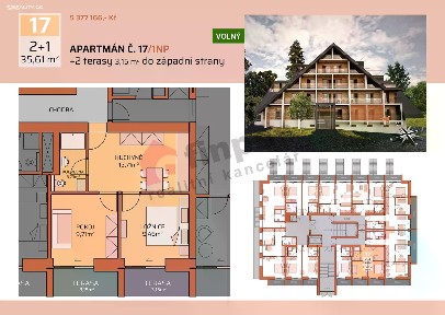 Prodej bytu 2+1 36 m²