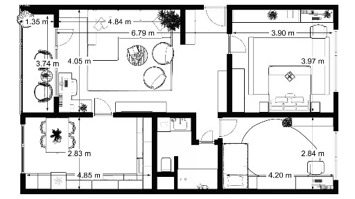 Prodej bytu 3+1 76 m²