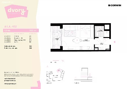 Prodej bytu 1+kk 31 m²