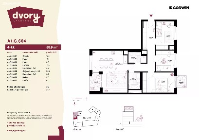 Prodej bytu 4+kk 86 m²