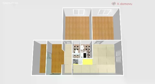 Prodej bytu 2+1 47 m²