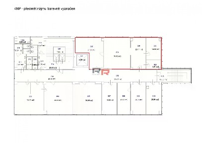 Pronájem kanceláře 106 m²