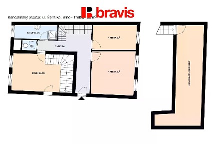 Pronájem kanceláře 120 m²