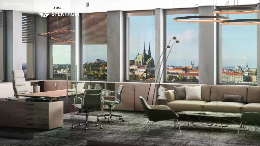 Pronájem kanceláře 886 m²