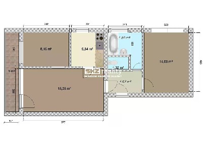 Prodej bytu 3+1 57 m²