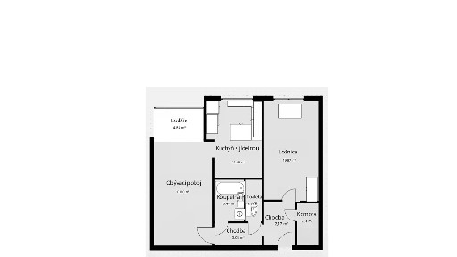 Pronájem bytu 2+1 62 m²