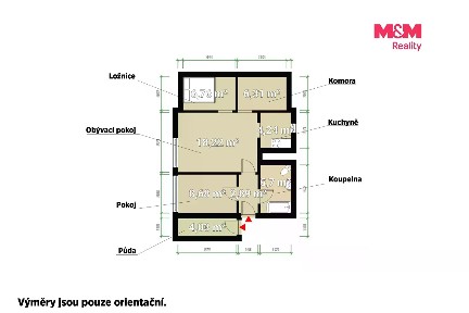 Prodej bytu 2+kk 53 m²