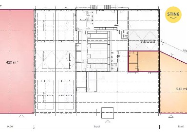 Pronájem obchodního prostoru 245 m²