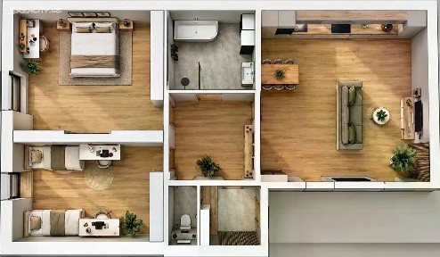 Pronájem bytu 3+kk 107 m²
