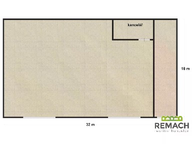 Pronájem skladového prostoru 666 m²