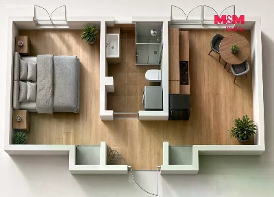 Prodej bytu 2+kk 46 m²