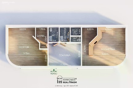Pronájem ordinace 96 m²