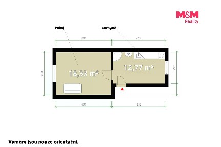 Pronájem kanceláře 31 m²