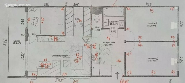 Prodej bytu 4+kk 81 m²
