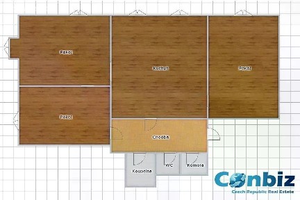 Pronájem bytu 4+kk 95 m²