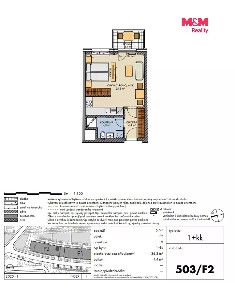 Prodej bytu 1+kk 36 m²