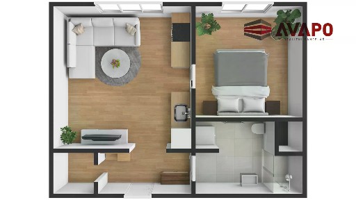 Pronájem bytu 2+kk 35 m²