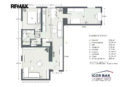 Prodej bytu 3+1 109 m²