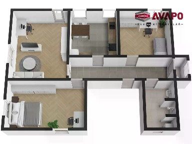 Pronájem bytu 3+1 80 m²