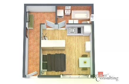 Pronájem bytu 1+kk 25 m²