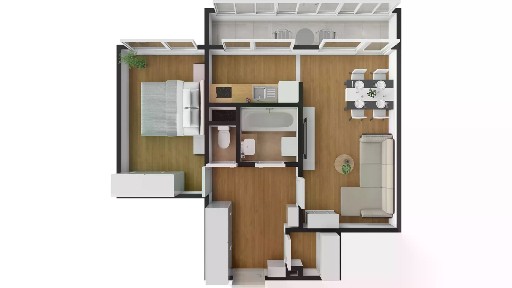 Prodej bytu 2+1 59 m²