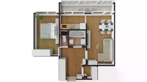 Prodej bytu 2+1 59 m²