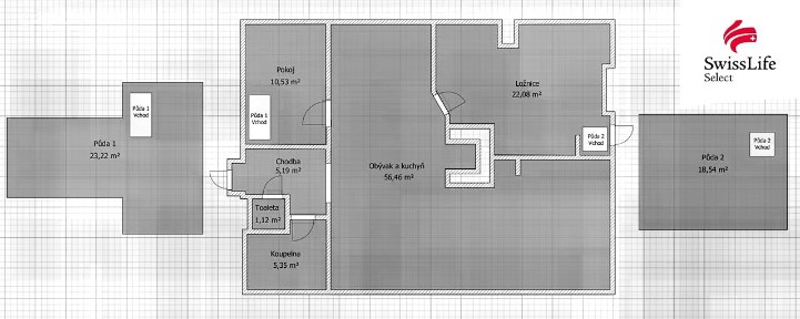 Prodej bytu 3+kk 101 m²