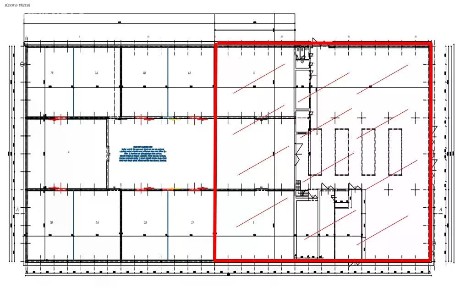 Pronájem skladového prostoru 465 m²
