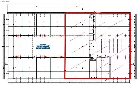 Pronájem skladového prostoru 465 m²