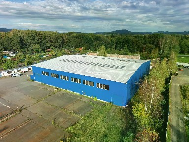 Pronájem výrobní haly, prostoru 1580 m²