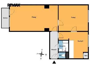 Prodej bytu 2+1 50 m²