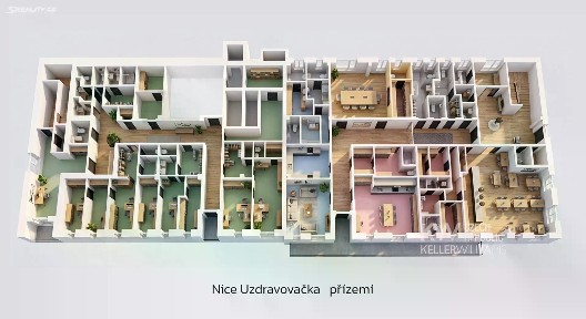 Pronájem ordinace 369 m²