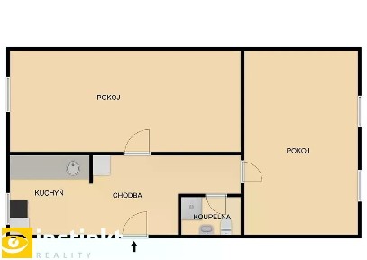 Prodej bytu 2+1 59 m²