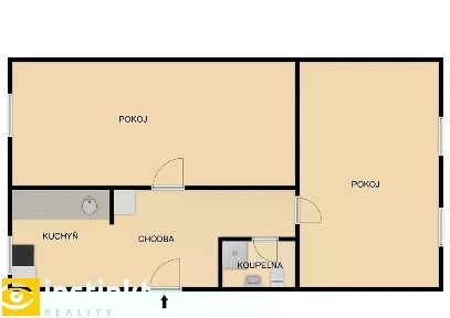 Prodej bytu 2+1 59 m²