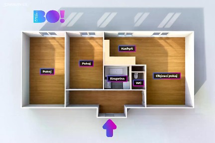 Prodej bytu 2+1 54 m²