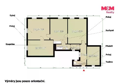 Pronájem bytu 3+1 121 m²